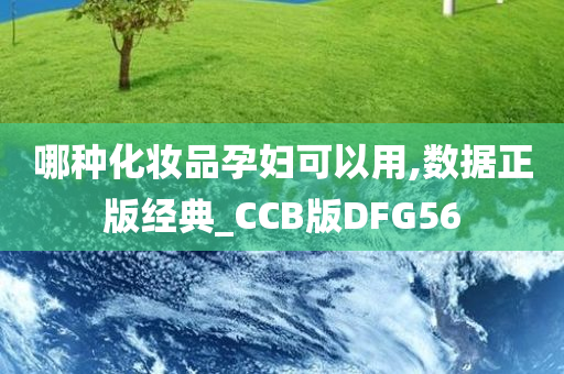 哪种化妆品孕妇可以用,数据正版经典_CCB版DFG56