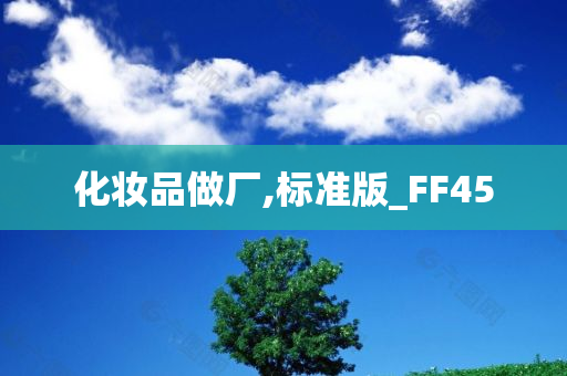 化妆品做厂,标准版_FF45