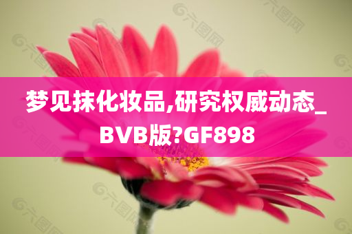 梦见抹化妆品,研究权威动态_BVB版?GF898