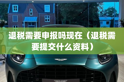 退税需要申报吗现在（退税需要提交什么资料）