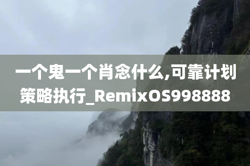 一个鬼一个肖念什么,可靠计划策略执行_RemixOS998888