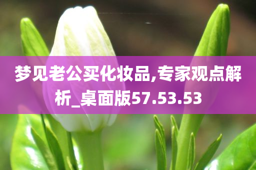 梦见老公买化妆品,专家观点解析_桌面版57.53.53