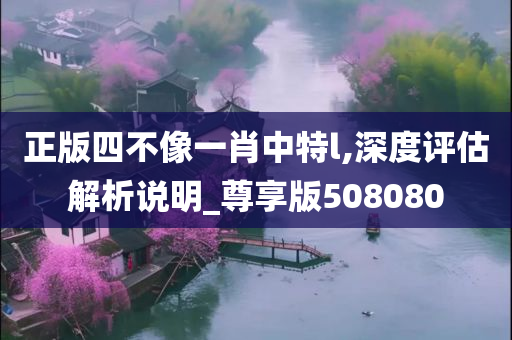 正版四不像一肖中特l,深度评估解析说明_尊享版508080