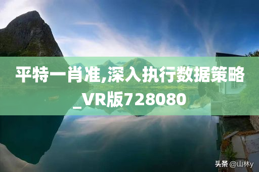 平特一肖准,深入执行数据策略_VR版728080