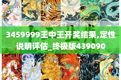 3459999王中王开奖结果,定性说明评估_终极版439090