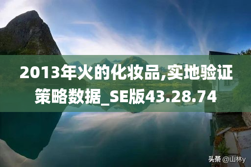 2013年火的化妆品,实地验证策略数据_SE版43.28.74