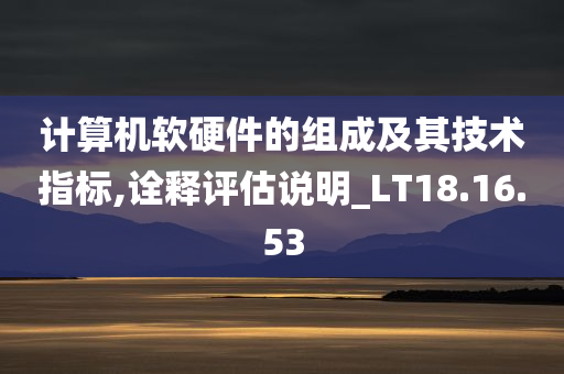 计算机软硬件的组成及其技术指标,诠释评估说明_LT18.16.53