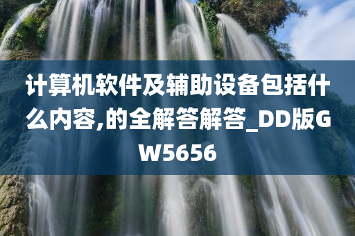 计算机软件及辅助设备包括什么内容,的全解答解答_DD版GW5656