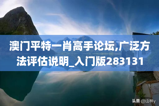 澳门平特一肖高手论坛,广泛方法评估说明_入门版283131