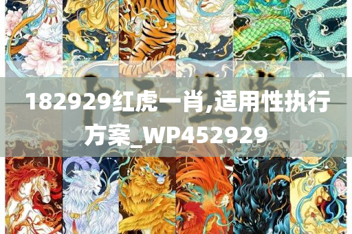 182929红虎一肖,适用性执行方案_WP452929