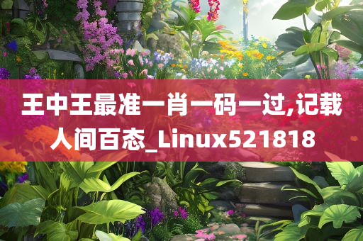 王中王最准一肖一码一过,记载人间百态_Linux521818