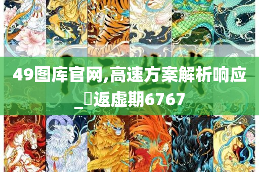 49图库官网,高速方案解析响应_‌返虚期6767