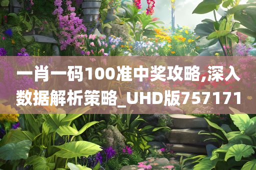 一肖一码100准中奖攻略,深入数据解析策略_UHD版757171