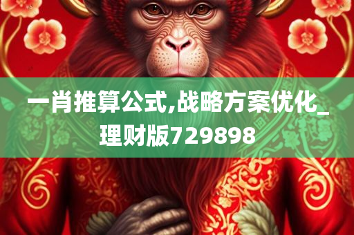 一肖推算公式,战略方案优化_理财版729898