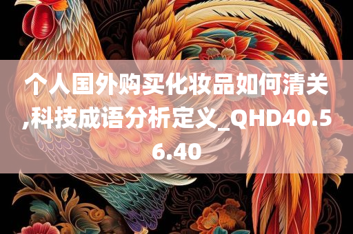 个人国外购买化妆品如何清关,科技成语分析定义_QHD40.56.40