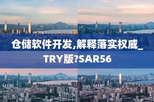 仓储软件开发,解释落实权威_TRY版?SAR56