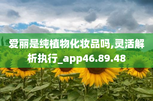 爱丽是纯植物化妆品吗,灵活解析执行_app46.89.48