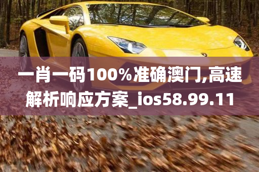 一肖一码100%准确澳门,高速解析响应方案_ios58.99.11