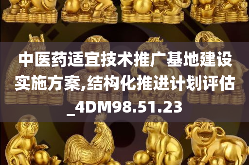 中医药适宜技术推广基地建设实施方案,结构化推进计划评估_4DM98.51.23