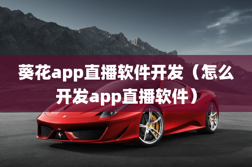 葵花app直播软件开发（怎么开发app直播软件）