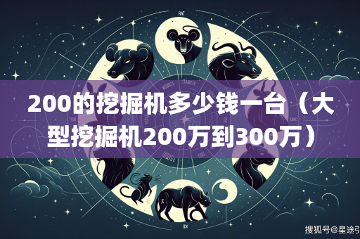 200的挖掘机多少钱一台（大型挖掘机200万到300万）