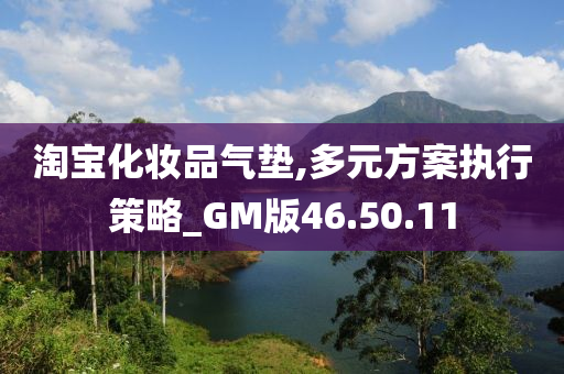 淘宝化妆品气垫,多元方案执行策略_GM版46.50.11