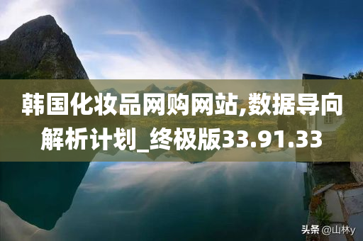 韩国化妆品网购网站,数据导向解析计划_终极版33.91.33