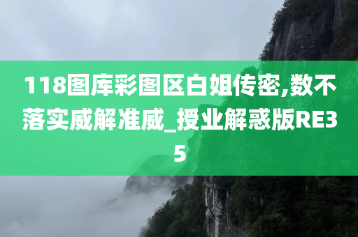 118图库彩图区白姐传密,数不落实威解准威_授业解惑版RE35