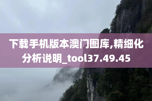 下载手机版本澳门图库,精细化分析说明_tool37.49.45