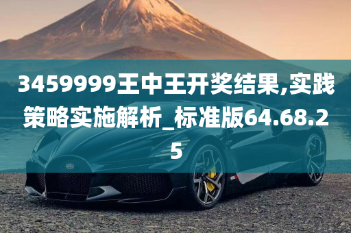 3459999王中王开奖结果,实践策略实施解析_标准版64.68.25