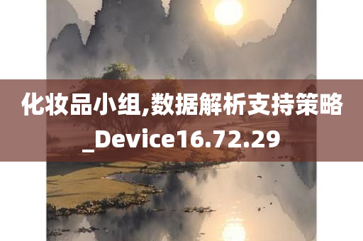 化妆品小组,数据解析支持策略_Device16.72.29