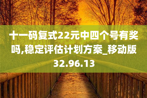 十一码复式22元中四个号有奖吗,稳定评估计划方案_移动版32.96.13