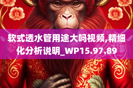 软式透水管用途大吗视频,精细化分析说明_WP15.97.89