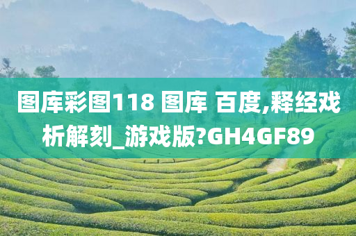 图库彩图118 图库 百度,释经戏析解刻_游戏版?GH4GF89