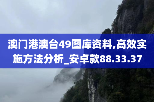 澳门港澳台49图库资料,高效实施方法分析_安卓款88.33.37