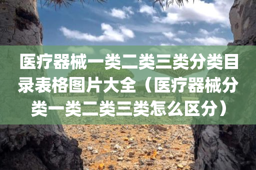 医疗器械一类二类三类分类目录表格图片大全（医疗器械分类一类二类三类怎么区分）