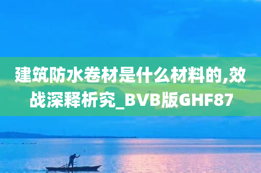 建筑防水卷材是什么材料的,效战深释析究_BVB版GHF87