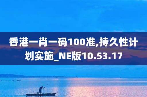 香港一肖一码100准,持久性计划实施_NE版10.53.17