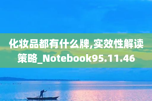 化妆品都有什么牌,实效性解读策略_Notebook95.11.46