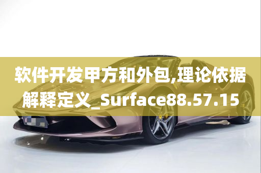 软件开发甲方和外包,理论依据解释定义_Surface88.57.15