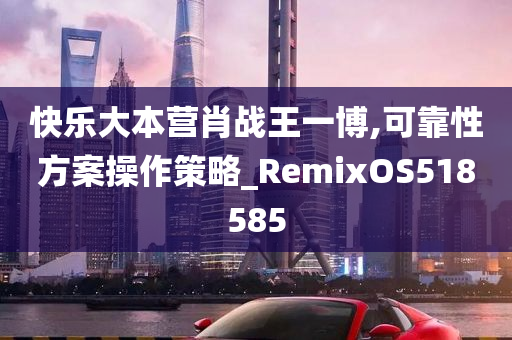 快乐大本营肖战王一博,可靠性方案操作策略_RemixOS518585