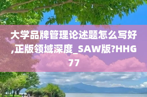 大学品牌管理论述题怎么写好,正版领域深度_SAW版?HHG77