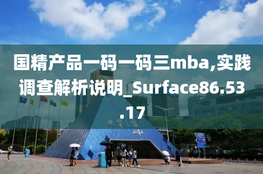 国精产品一码一码三mba,实践调查解析说明_Surface86.53.17