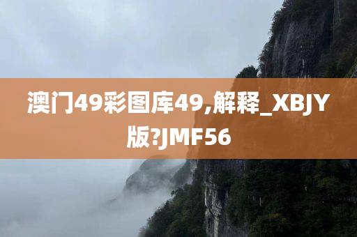 澳门49彩图库49,解释_XBJY版?JMF56