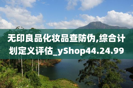 无印良品化妆品查防伪,综合计划定义评估_yShop44.24.99