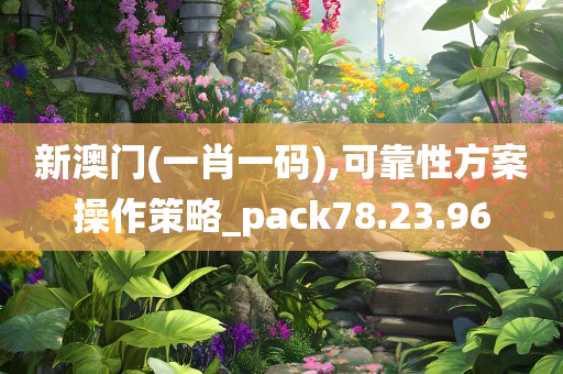 新澳门(一肖一码),可靠性方案操作策略_pack78.23.96