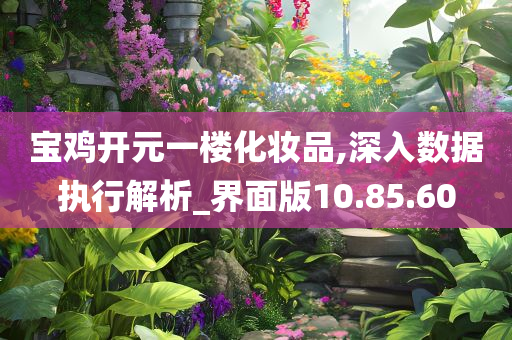 宝鸡开元一楼化妆品,深入数据执行解析_界面版10.85.60