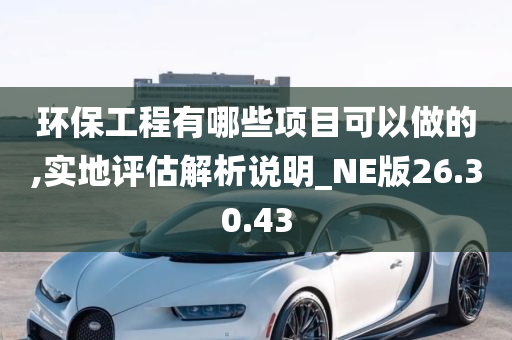 环保工程有哪些项目可以做的,实地评估解析说明_NE版26.30.43