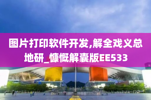 图片打印软件开发,解全戏义总地研_慷慨解囊版EE533