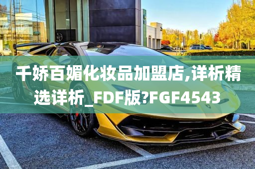 千娇百媚化妆品加盟店,详析精选详析_FDF版?FGF4543